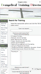 Mobile Screenshot of evangelicaltrainingdirectory.org